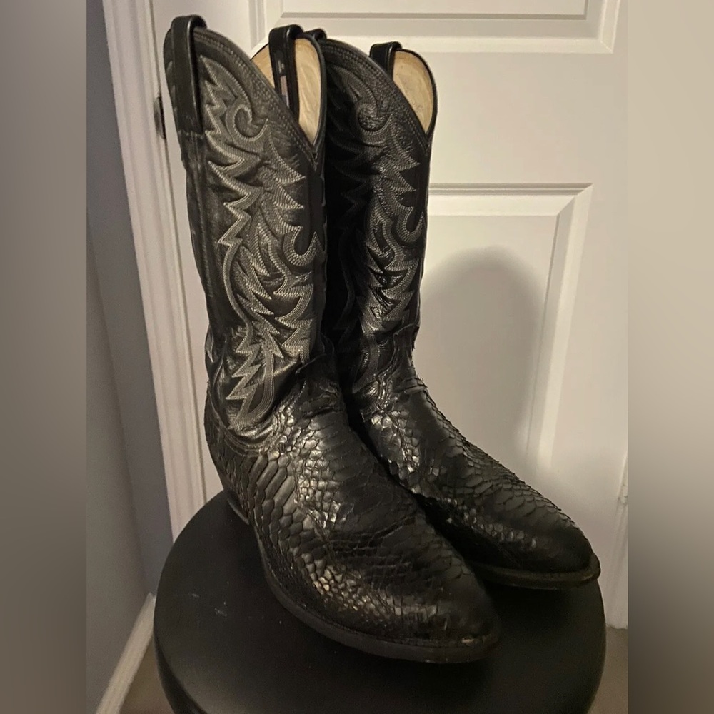 Dan Post Black Python Boots - image 4